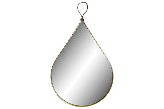 MIROIR - doré -  H46 cm