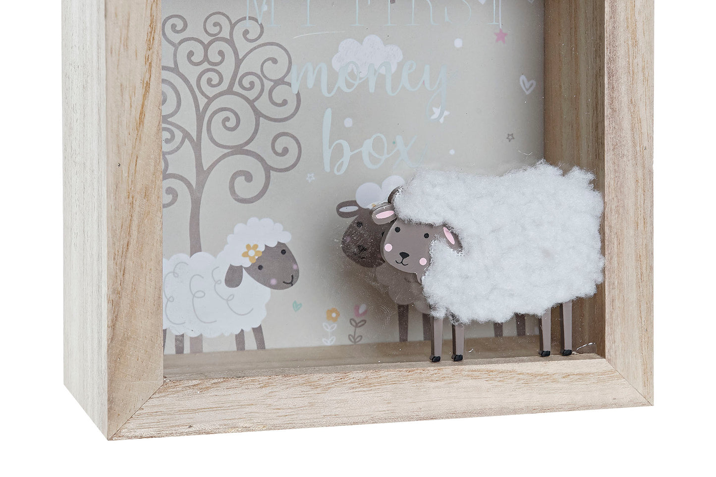 TIRELIRE BREBIS - Mdf - 16 x 7 x 16 cm