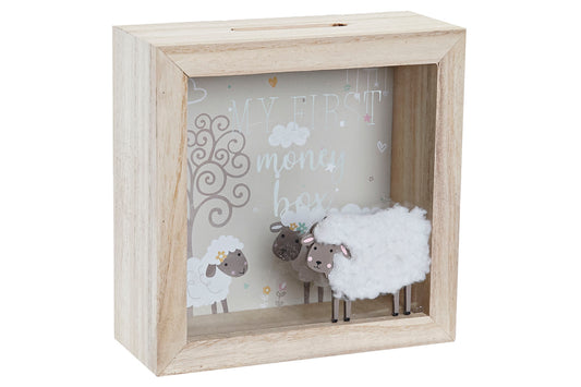 TIRELIRE BREBIS - Mdf - 16 x 7 x 16 cm