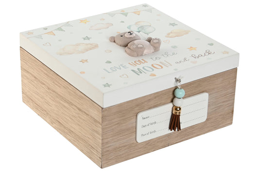 BOÎTE - Mdf / beige - 20 x 20 x 10 cm