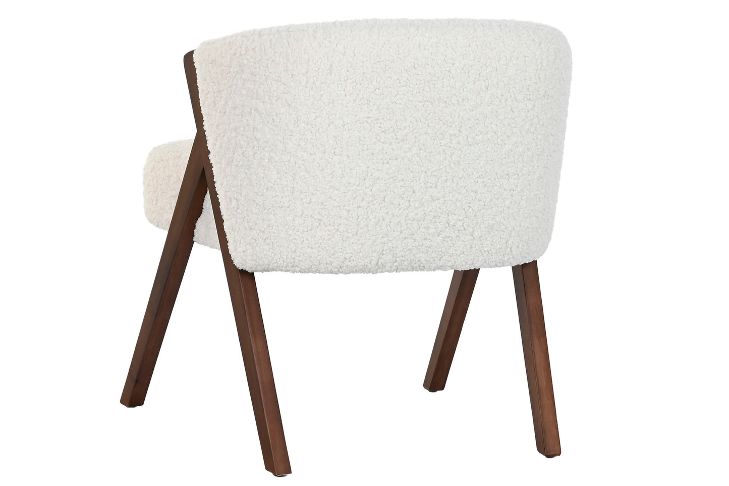 FAUTEUIL - Bois polyester bouclette