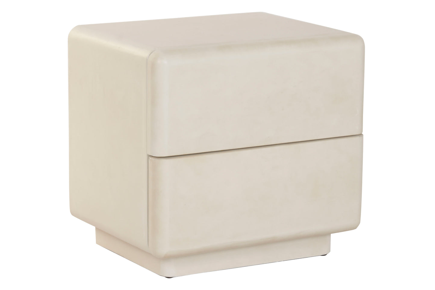 TABLE DE CHEVET 2 tiroirs blanc