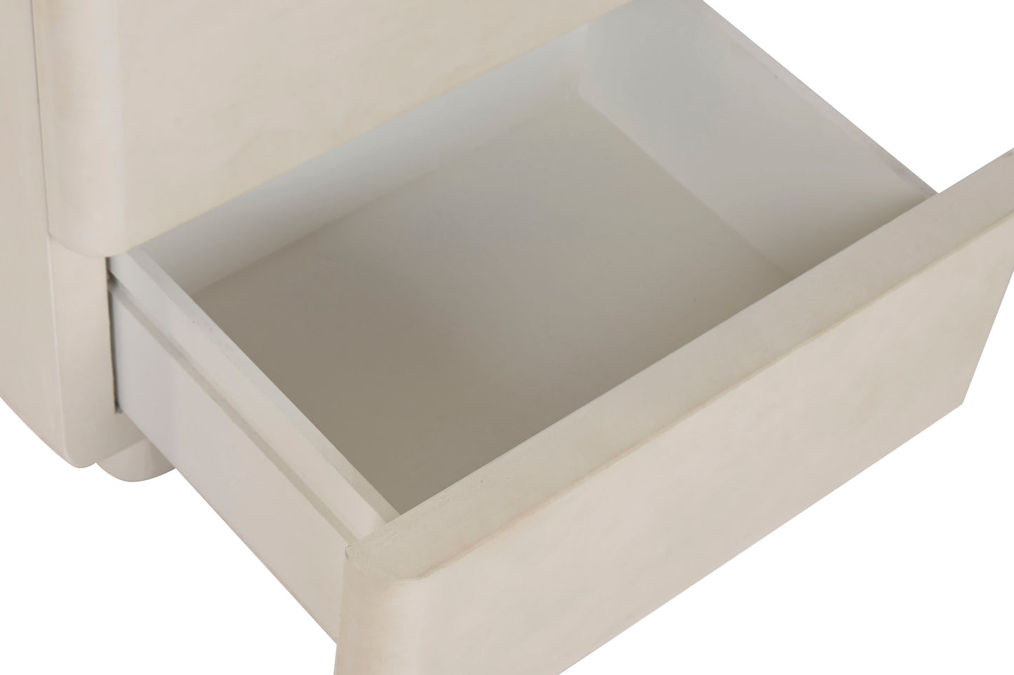 TABLE DE CHEVET 2 tiroirs blanc