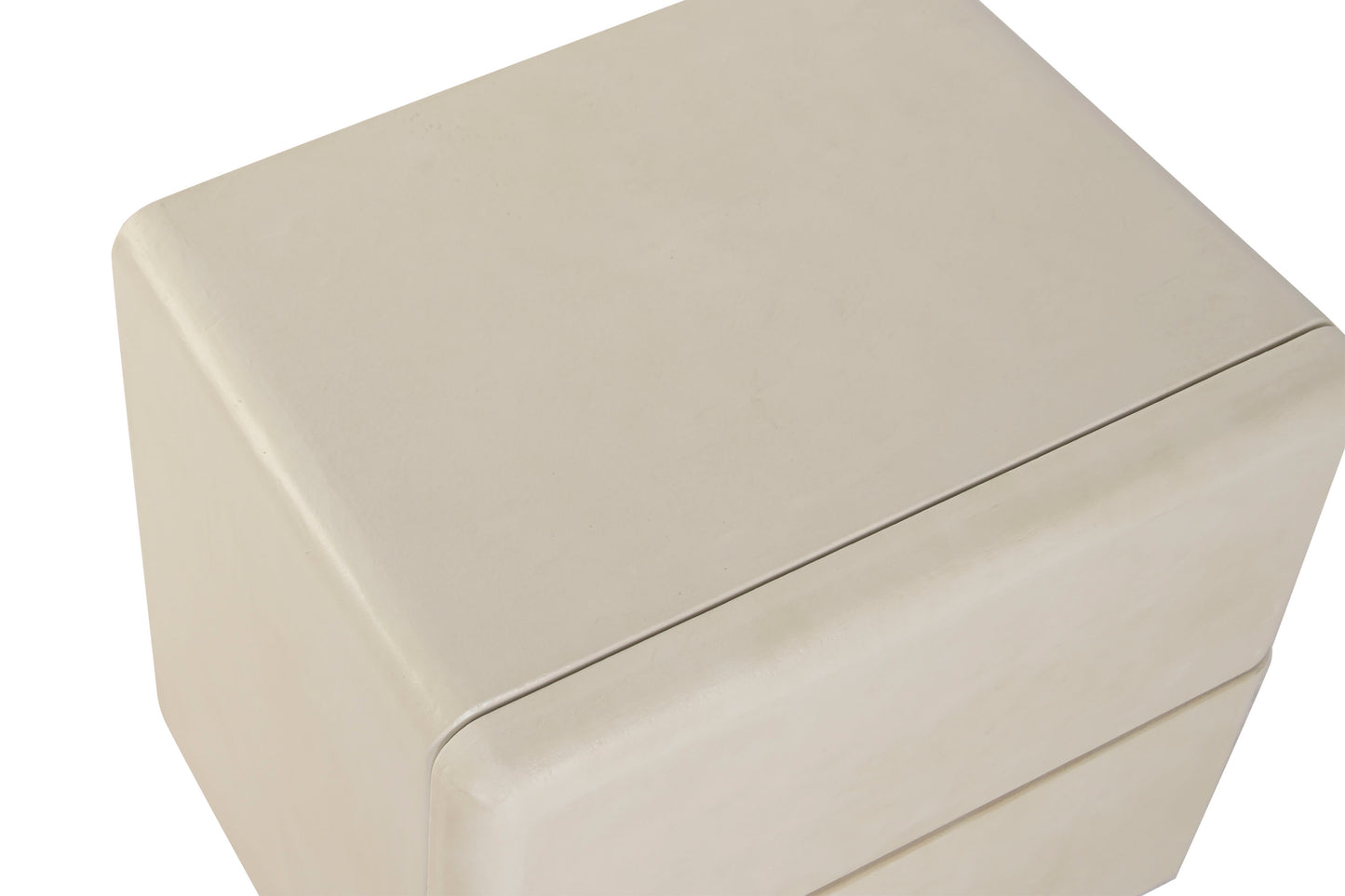 TABLE DE CHEVET 2 tiroirs blanc