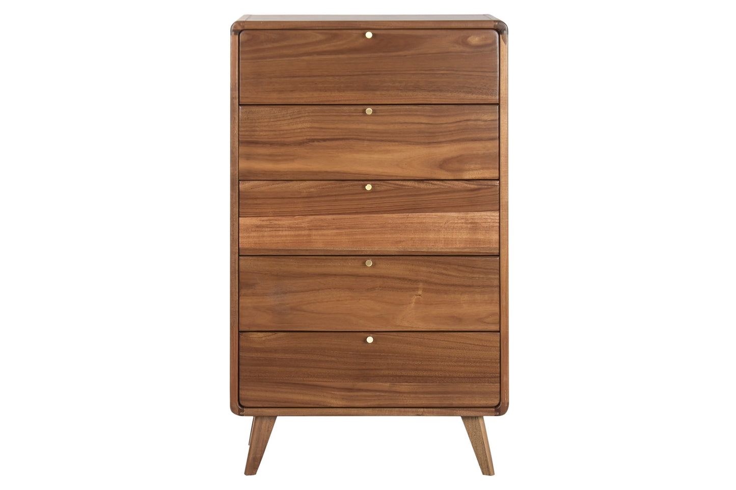 CHIFFONNIER 5 tiroirs Acacia H109 cm