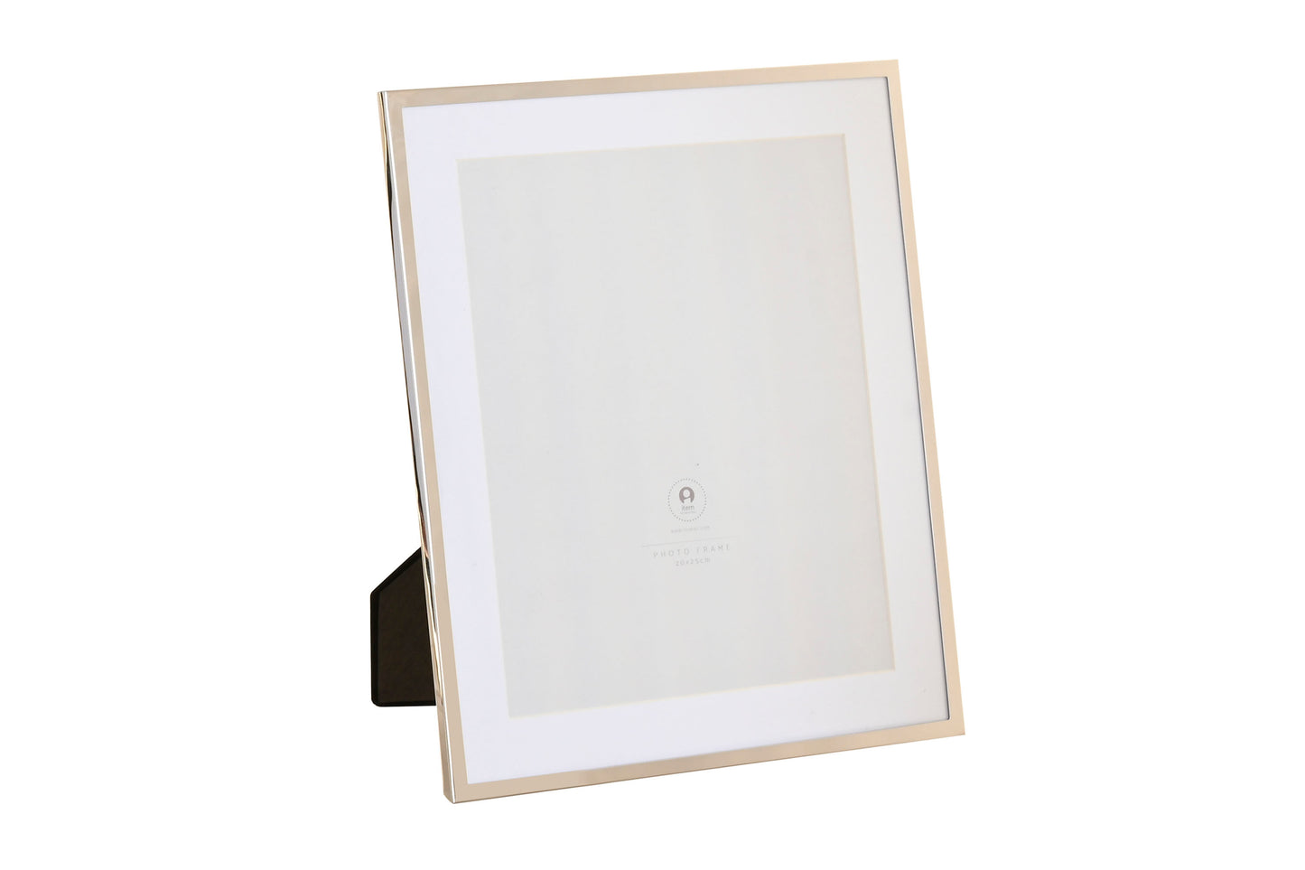 CADRE Acier argenté et verre pour photo 20X25