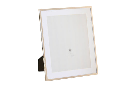 CADRE Acier argenté et verre pour photo 20X25