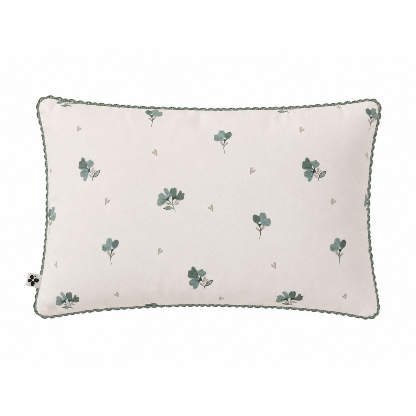 MILA Coussin déhoussable avec biais croquet 40x60 cm