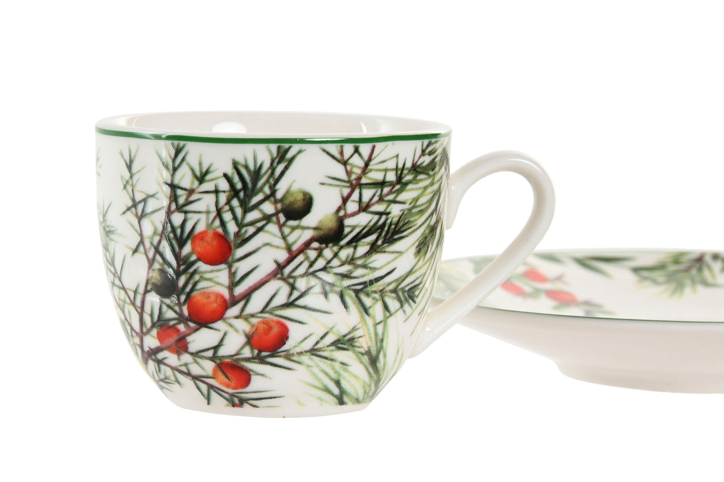 HOUX VERT Tasse et soucoupe à café 90ML