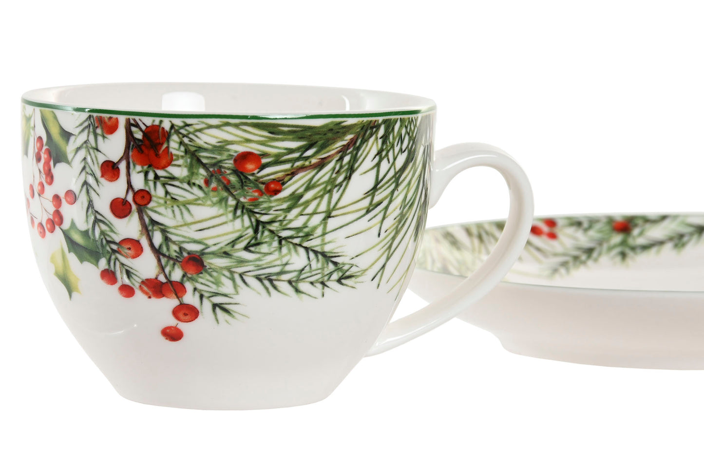 HOUX VERT Tasse et soucoupe à thé 220ML