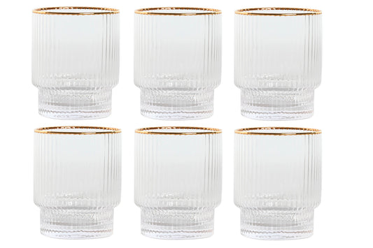 6 VERRES - Râpé transparent - 320ml