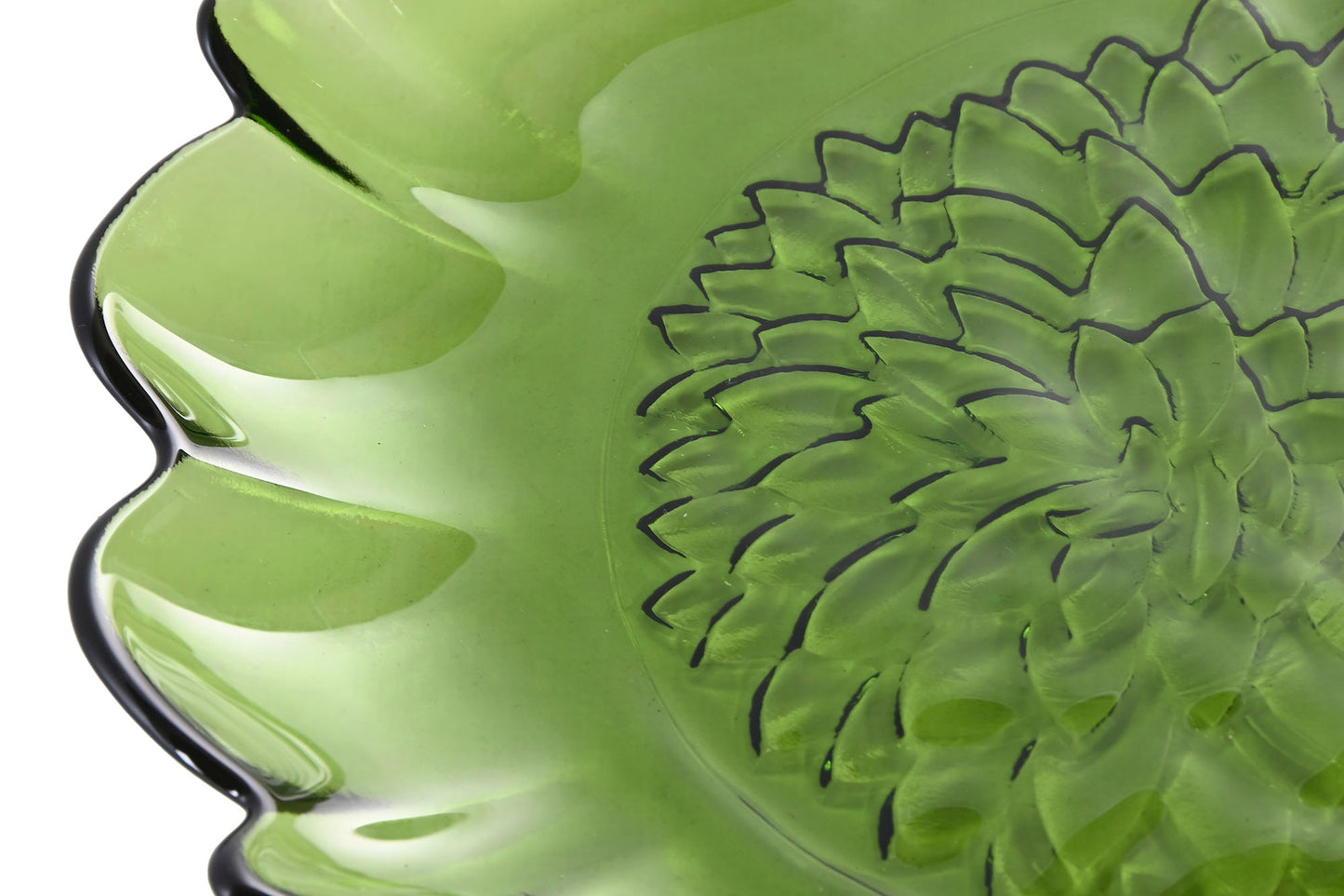 DALIA -  Assiette plate verte D 25 cm