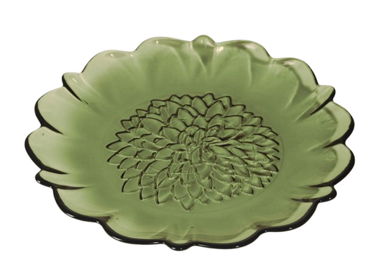 DALIA -  Assiette plate verte D 25 cm
