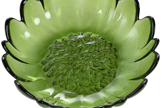 DALIA -  Assiette creuse verte - D 17,5 cm