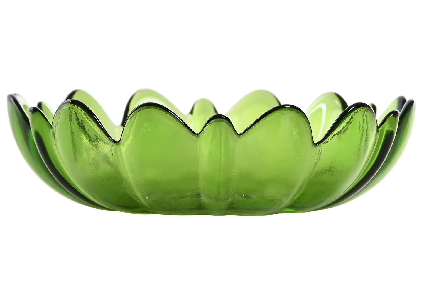 DALIA -  Assiette creuse verte - D 17,5 cm