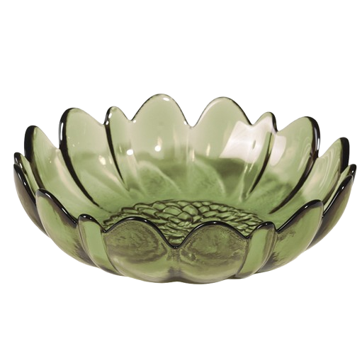 DALIA -  Assiette creuse verte - D 17,5 cm