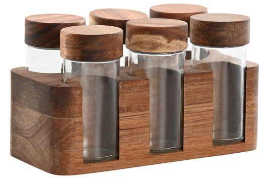 SUPPORT ÉPICES - verre bambou - 90ml