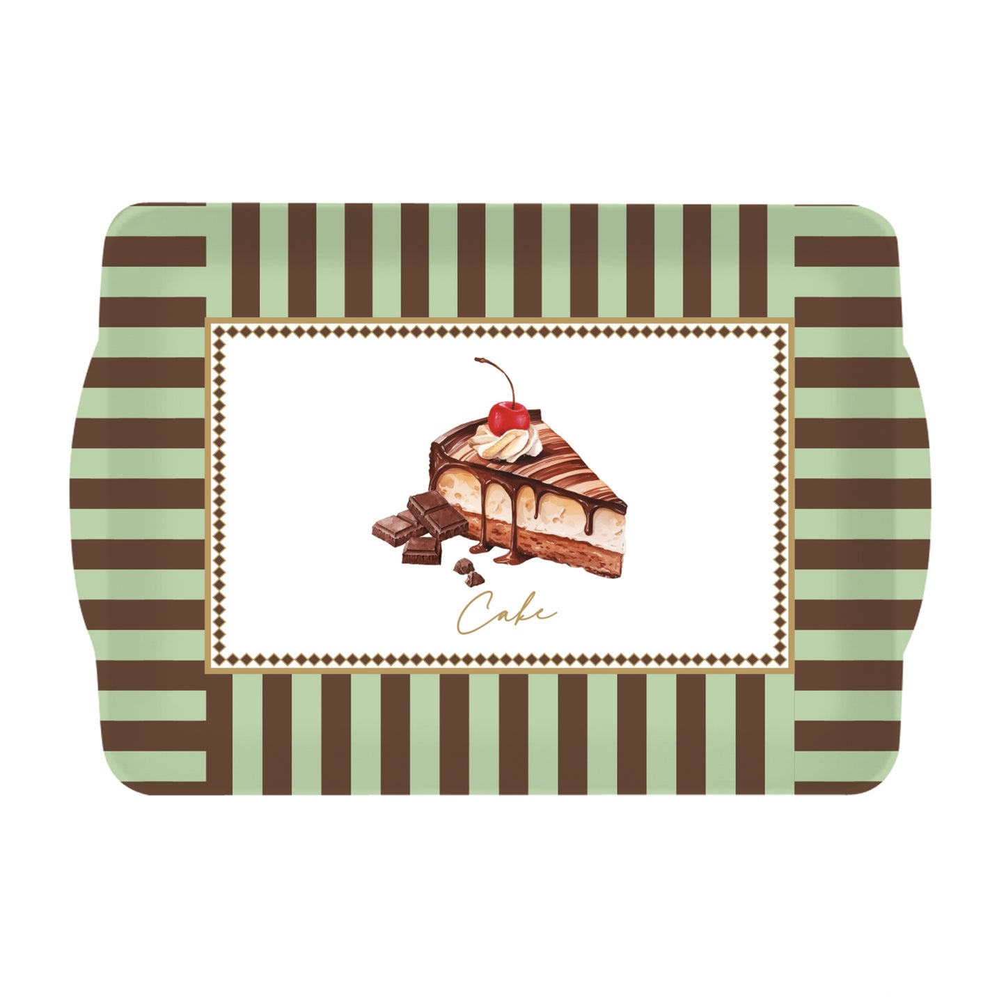 SWEET - Petit plateau plastique 22x15 cm