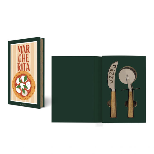 MARGHERITA - Coffret 2 ustensiles coupes pizza