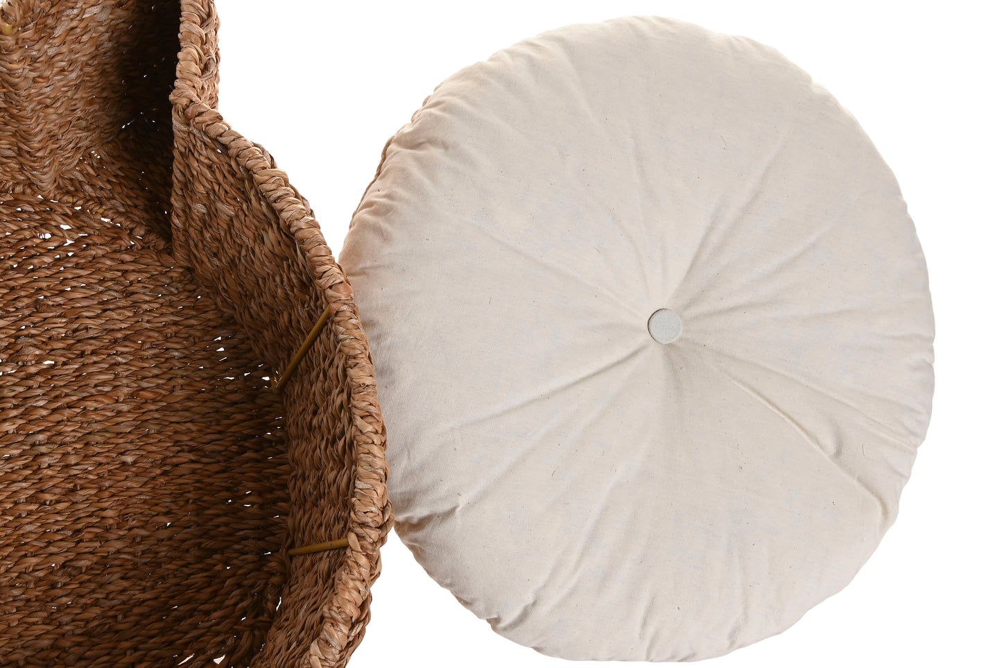 PANIER CHAT - jonc de mer naturel