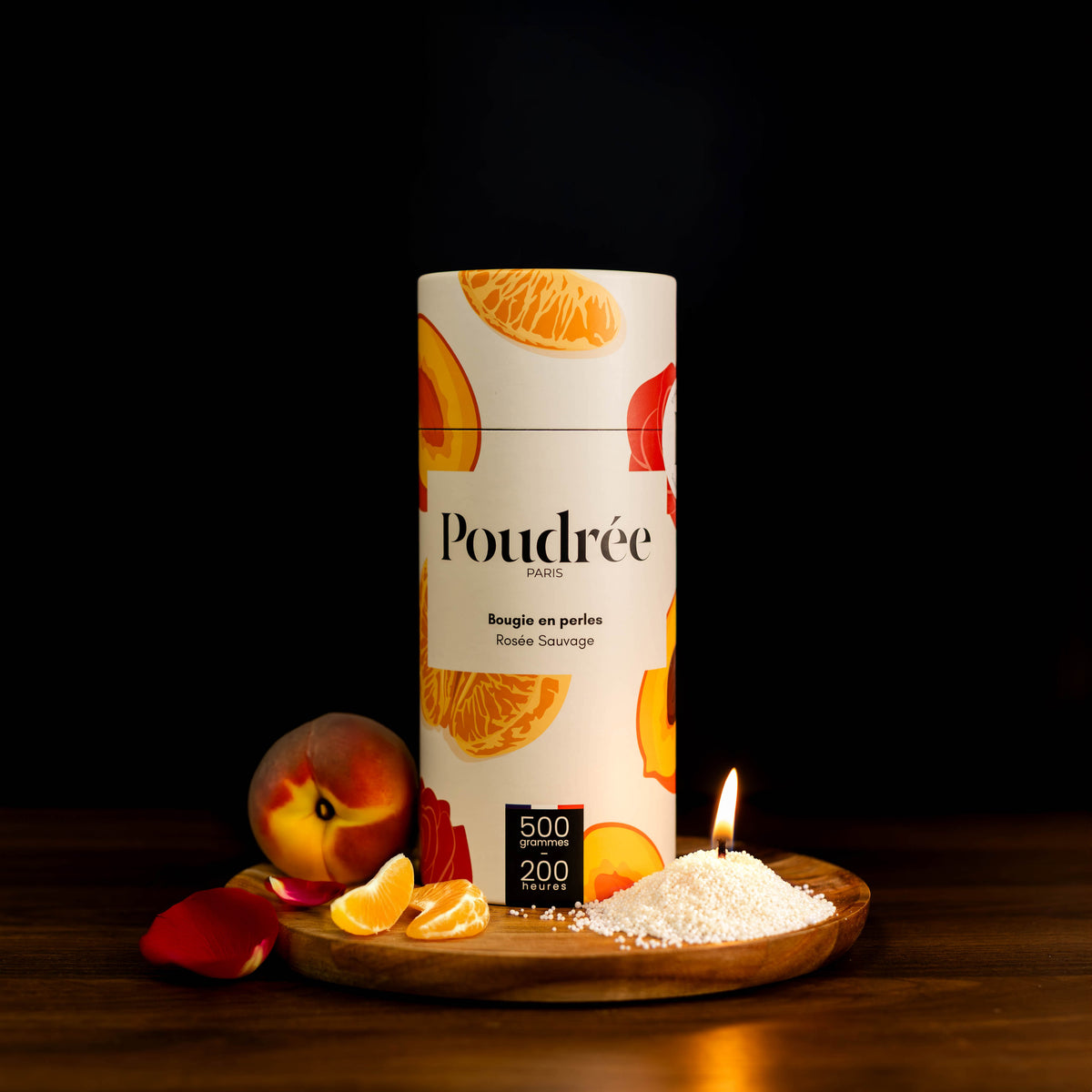 POUDREE Bougie - Rosée Sauvage - Collection Permanente 500g