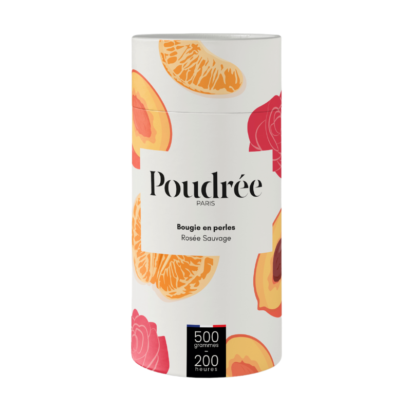POUDREE Bougie - Rosée Sauvage - Collection Permanente 500g