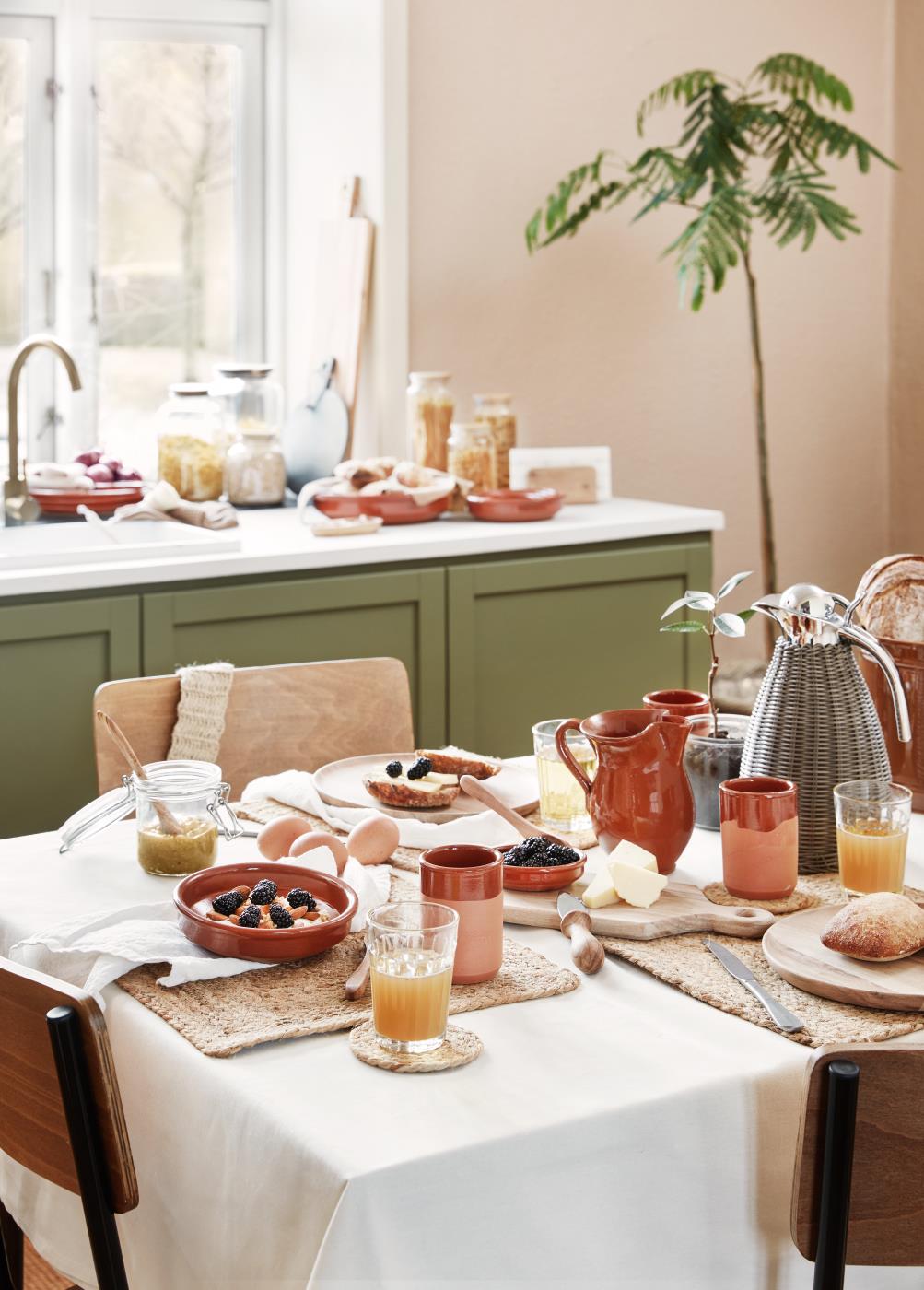 THERMOS - Rotin synthétique Gris 1,5 L