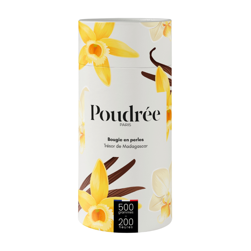 POUDREE Bougie - Trésor de Madagascar - Collection Permanente 500g