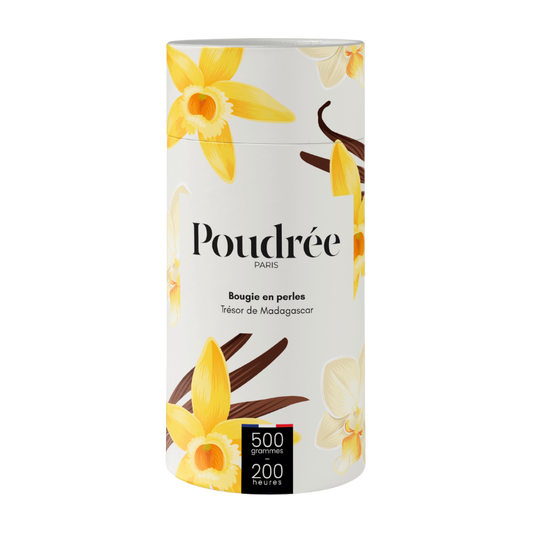 POUDREE Bougie - Trésor de Madagascar - Collection Permanente 500g