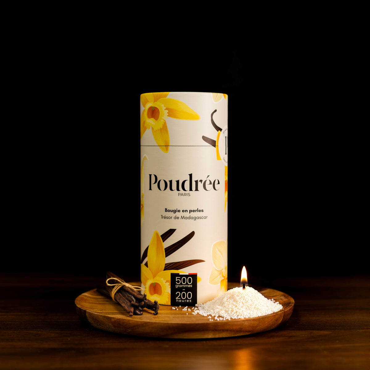POUDREE Bougie - Trésor de Madagascar - Collection Permanente 500g