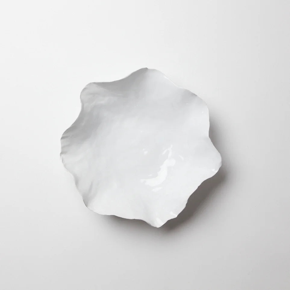 CLAIRE Petit plat céramique blanche