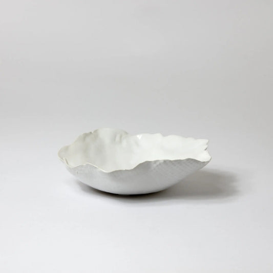 CLAIRE Coupelle céramique blanche