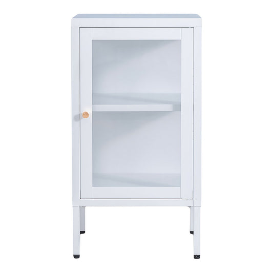 DALBY Armoire chevet - Blanc H70 cm