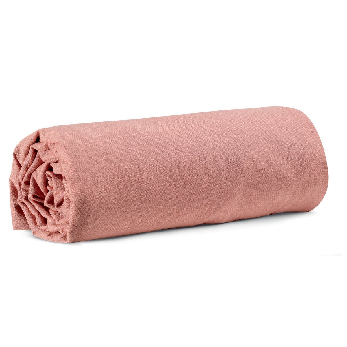 Drap housse Calita Blush 160x200 bonnet 30 cm