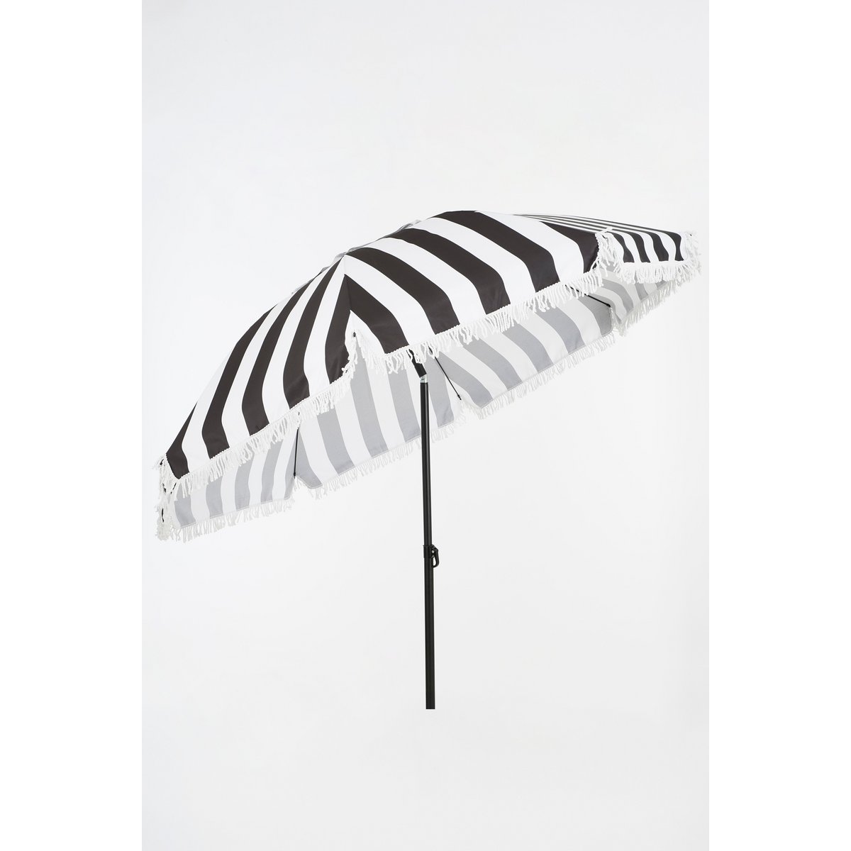 OSBORN Parasol - H238 x Ø220 cm - Noir, Blanc