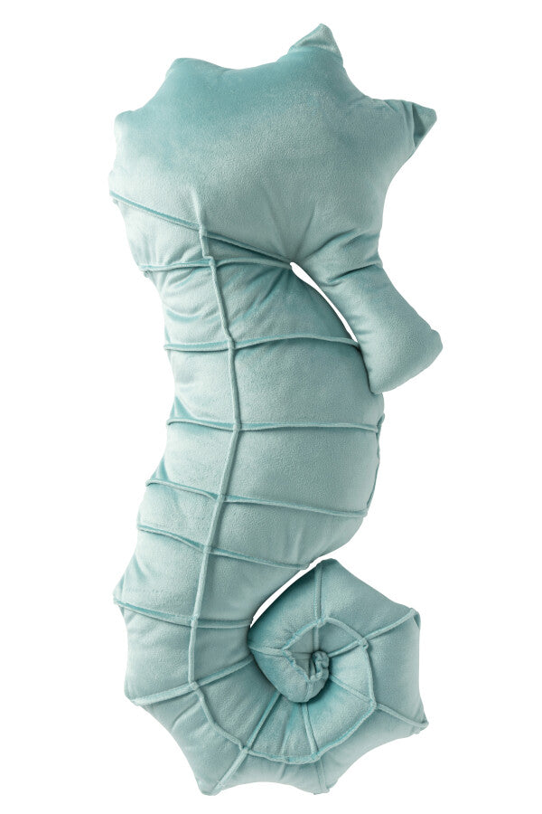 HIPPOCAMPE coussin turquoise