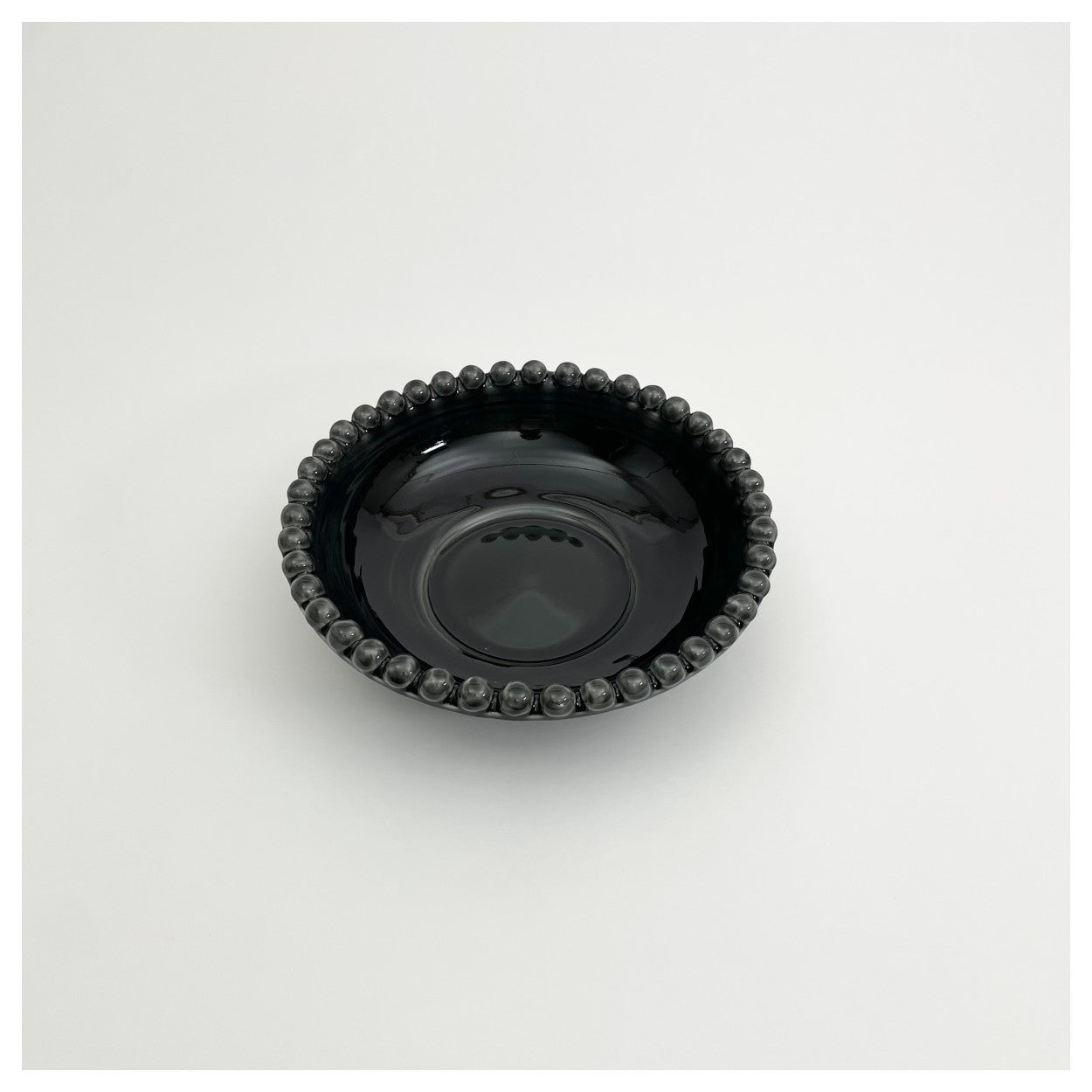 PERLE - Coupe perlée gris Anthracite PM - D 34 cm