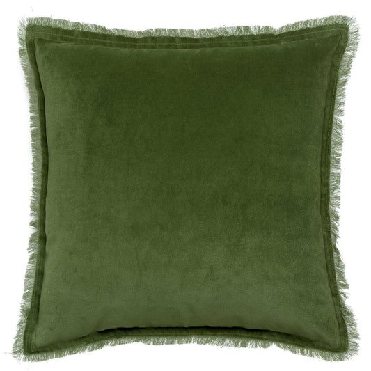 Coussin uni Fara Eucalyptus 45 x 45