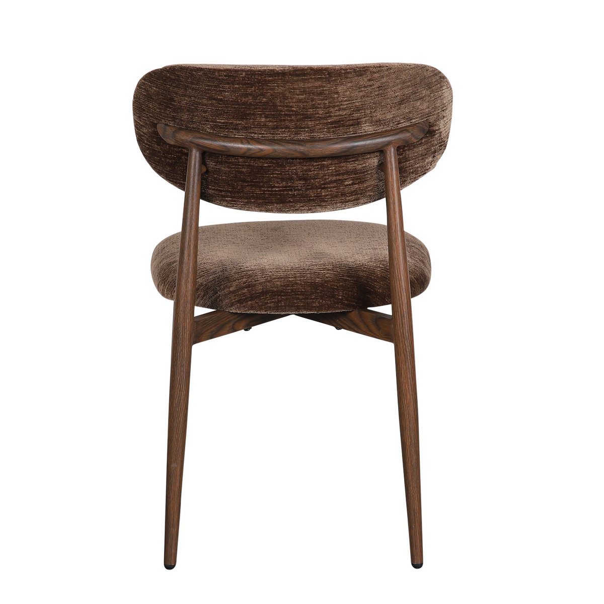 OKURA Chaise marron noyer (ensemble de 2)