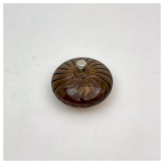 ELLIPSE Lampe à huile striée bronze S