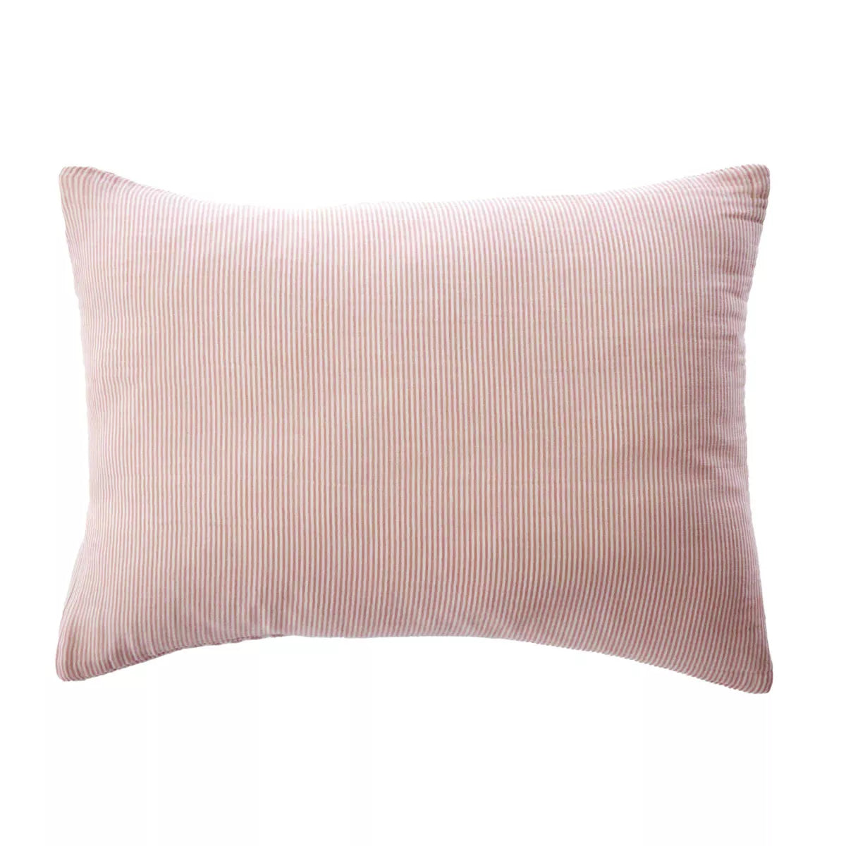 ROMIE linge de lit gaze de coton rayures Abricot