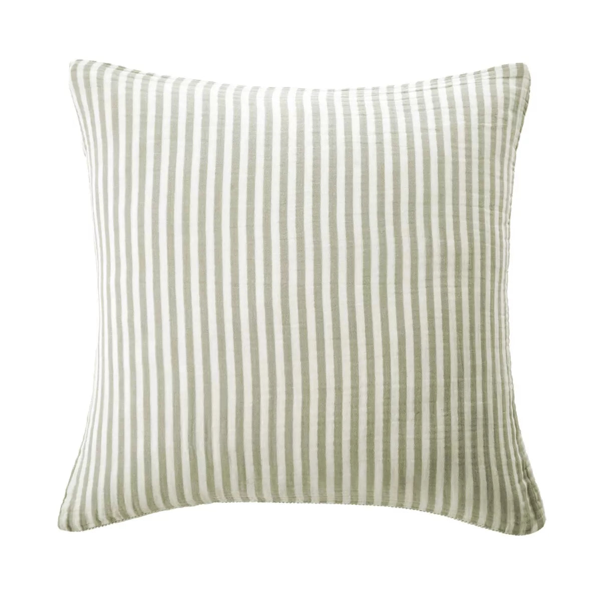 ROMIE linge de lit gaze de coton rayures Eucalyptus