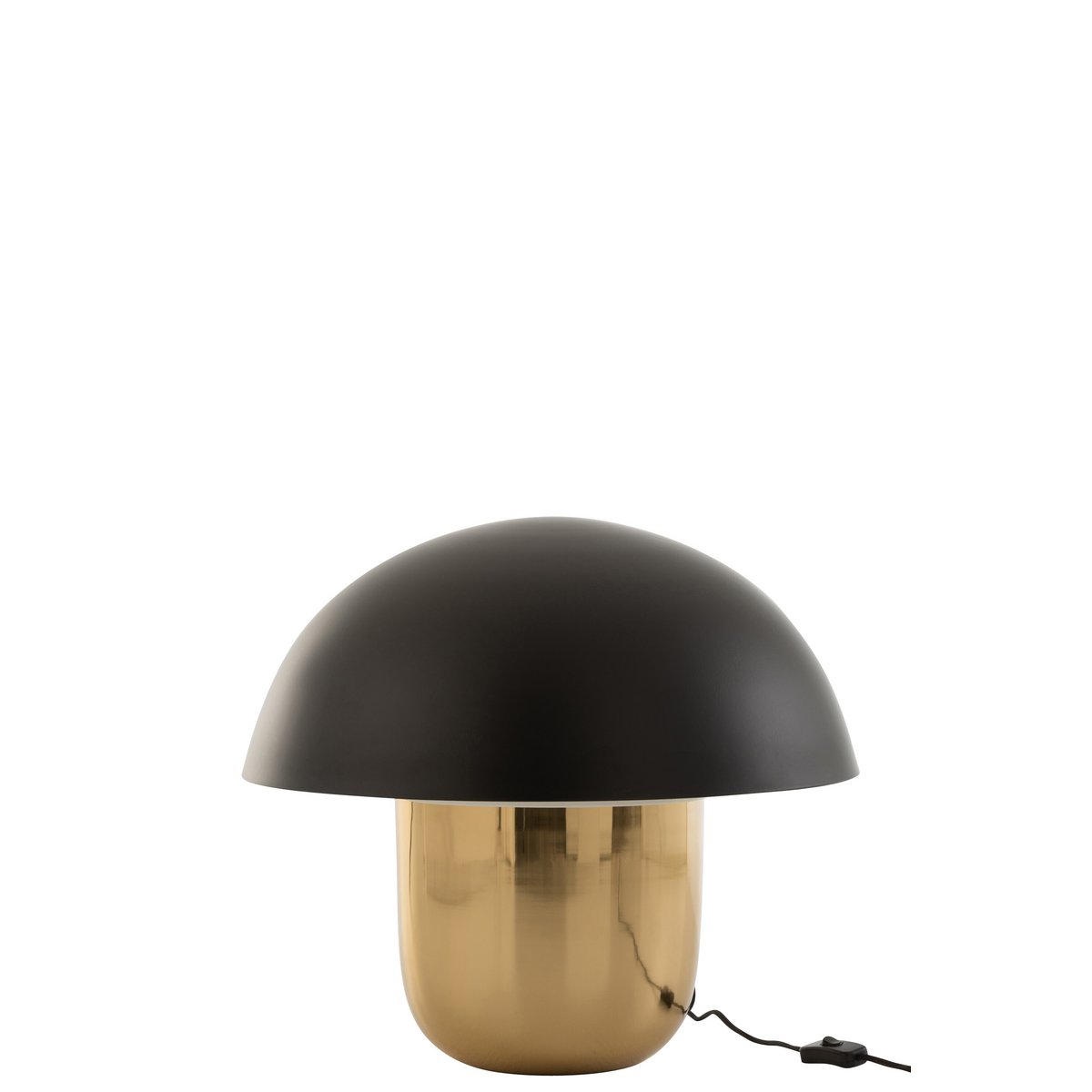 MUSHROOM - Lampe Champignon - noir/or - Grande H45 cm