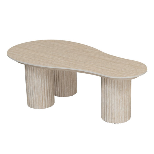 CRAFT-  Table basse Céramique style travertin