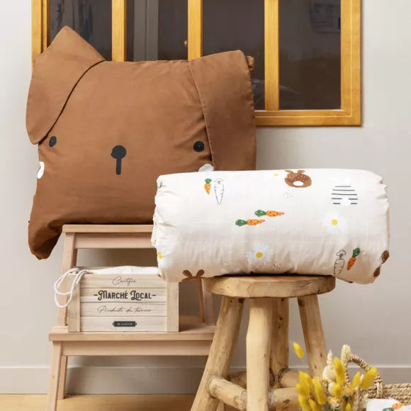 POMPON - Housse de couette et une taie 140x200 cm