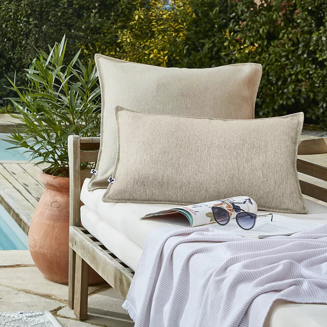 NAIA Housse de coussin extérieur Sable