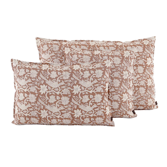 JAIPUR Housse de coussin Mocaccino