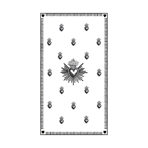 EX VOTO Serviettes en papier rectangles x15