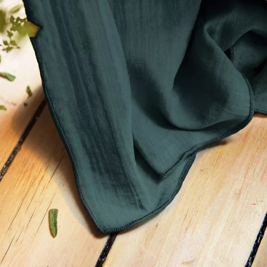 GAIA Nappe gaze de coton Sapin