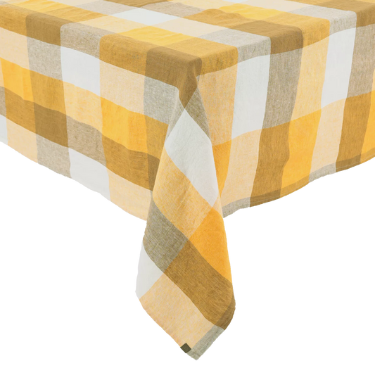 TENERIFE Nappe carreaux Safran
